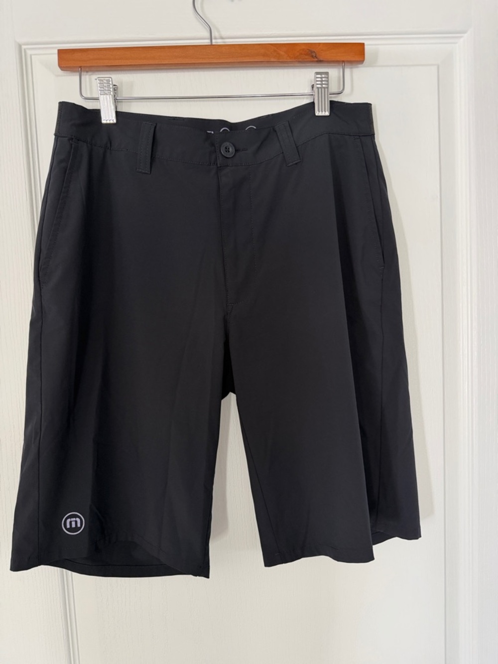 Travis Mathew Black Performance Golf Shorts